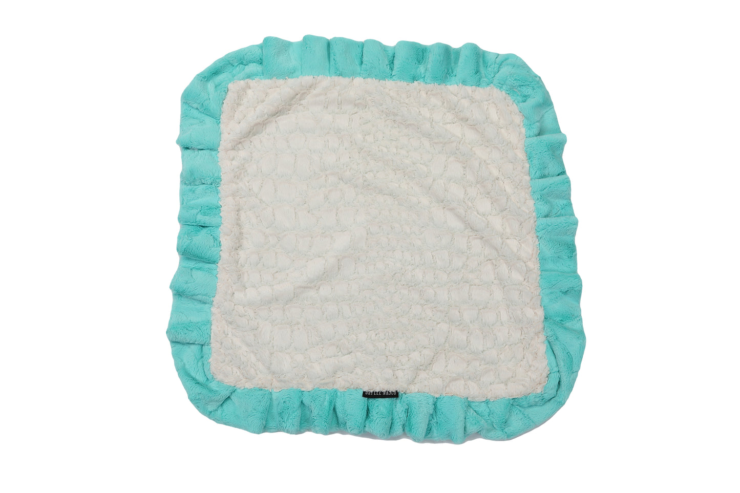 Tiffany & Crocodile Mink White Blanket
