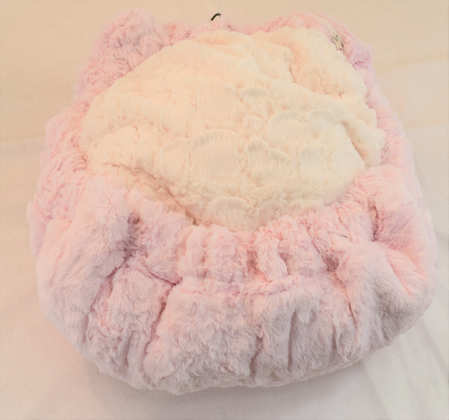 Pink Mink & Cream Crocodile Travel Bed/Blanket